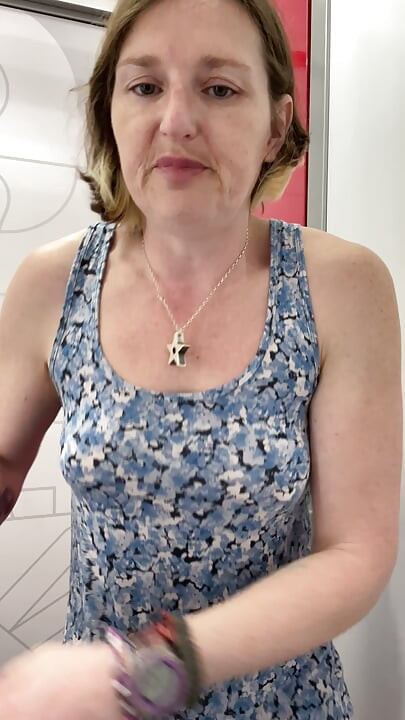 Starting to Strip on a Birthday Shopping Trip- Filming Fail