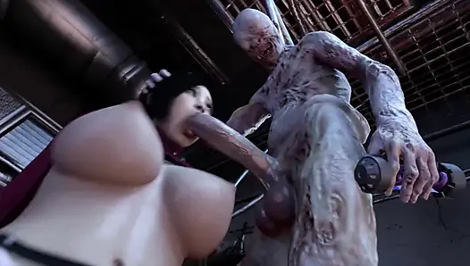 Ada wong dan ashley graham vs zombies