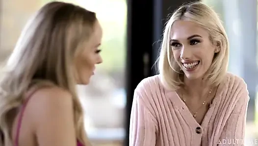 Adult Time - MILF Pristine Edge Can't Resist Scissoring Her Younger Cowo...