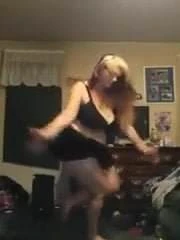 Crazy bbw dancing
