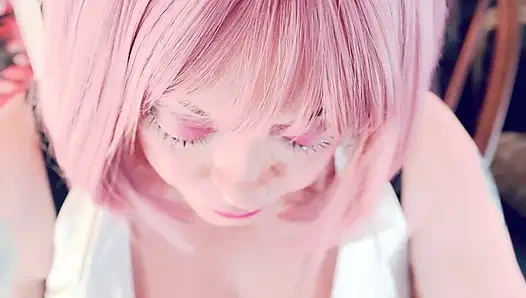 Just A Quick Cigarette With Space Girl Tina Snua - OME OMI Snap Inhales Drifting Smoke Smoking