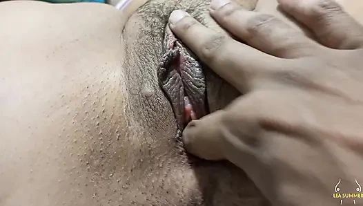 My stepbrother decides to grab my pussy and open my ass.