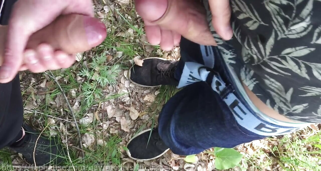 Mitglieder im kampf mit mächtigen schwänze aus ihrer hose!