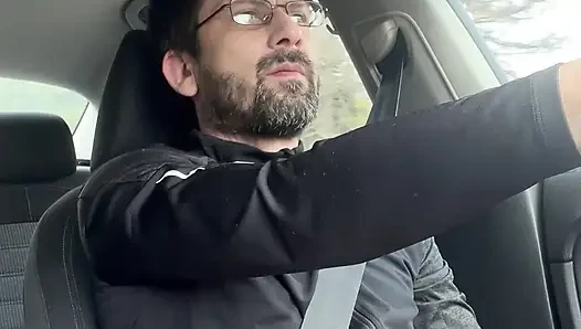 Sie konnte es kaum erwarten - MILf blowjob &handjob während der fahrt - öffentlicher auto-sex kingyordanov
