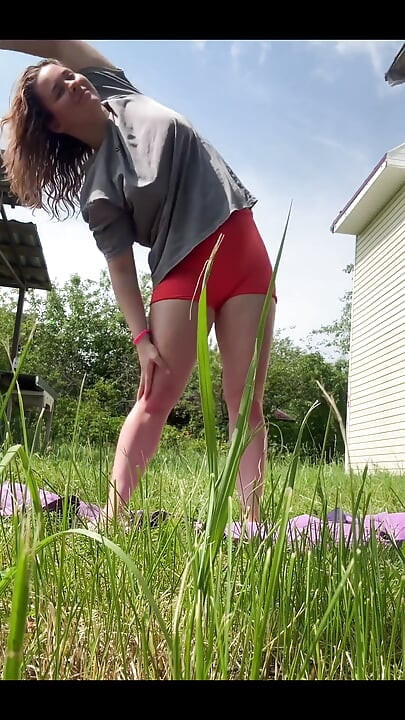 In Summer I Do Yoga on the Street