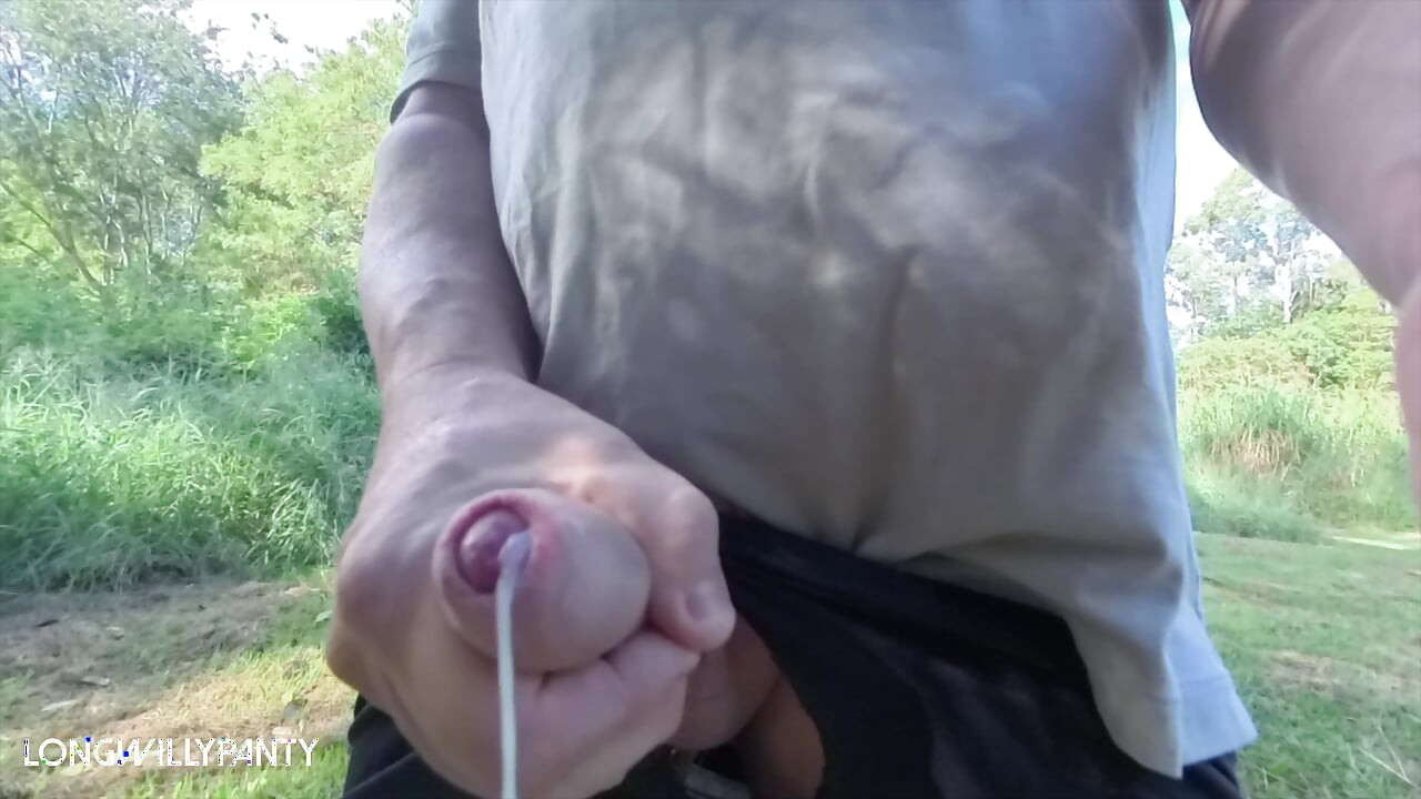 Uncut cock flopping around in public flashing dare.