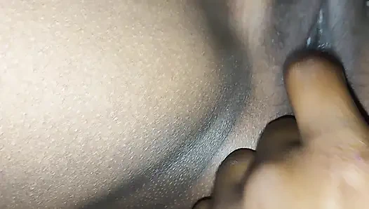 He licked his desi girlfriend's pussy and ate her cream and fucked her sitting on the chair.