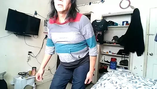 Wedgie Backpack porn video – horny mature wedgie crossdresser