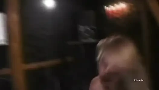 A River of sperm for a hot blondie slut
