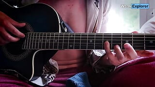 Gitarre wurde langweilig, lass uns stattdessen mit deiner spielen - porno für frauen