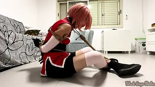 Sakura Harunos Shibari-training
