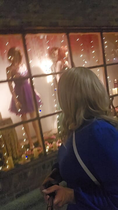 Sissy has to walk home with a huge load of cum of her face, humiliating cumwalk