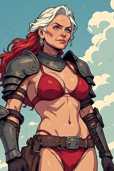 Anime Style Sexy Warrior MILFs