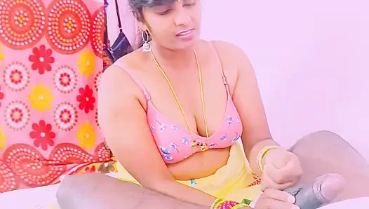 Desi wife cheating husband fucking husband's father. Telugu dirty talks.