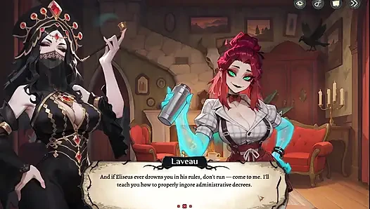 Hotel Tales GESPENsTISCHES HENTAI-Spiel ep.5 GHOST barkeeper neckt IM COWGIRL-stil!