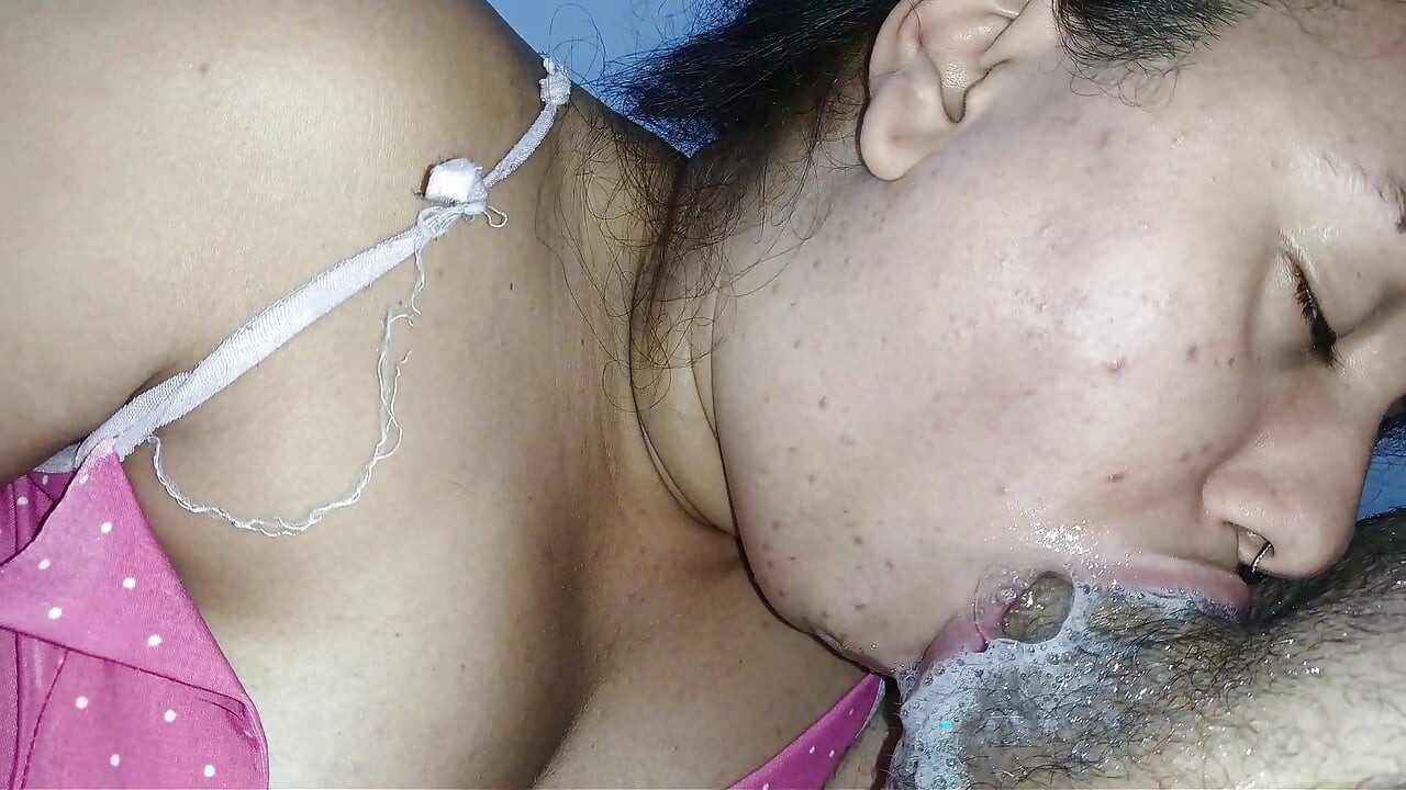 CREAMPIE FACIAL, SHE FUCKED SO HARD I COULDN'T RESIST AND CUMMED