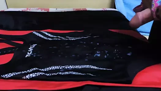 Cum üzerinde mayo grils spandex tchum