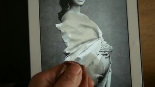 Éjaculation sur Natalie Portman enceinte - 0117