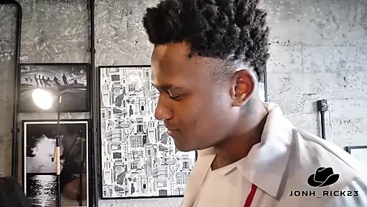 Black Man Fucks the Blonde and the Brunette in Front of the Horn Broach