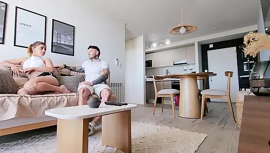 PERDE ARKASI! Kocam için aşırı bir sakso