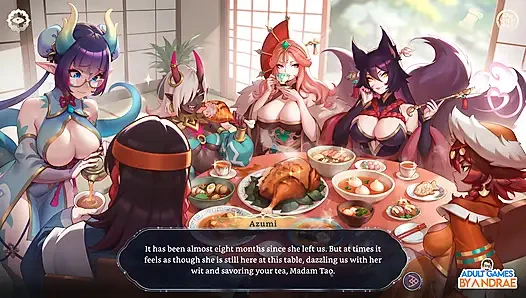 EP9: Tea Ceremony with the Chosen 5 - A Royal Gathering in the Imperial Harem - Harem Fantasy