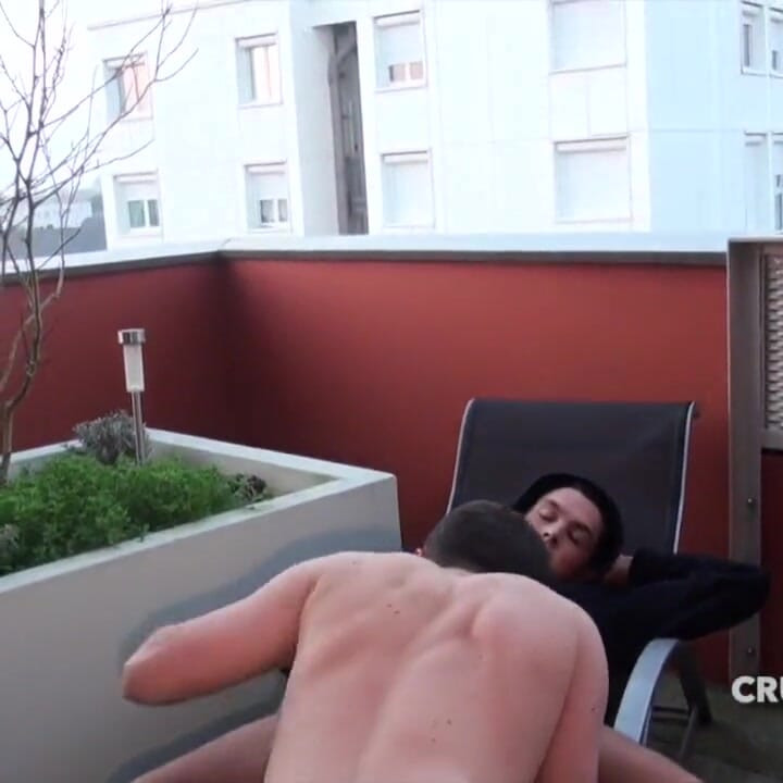 Slut dude fucked outdoor by Greg Centuri