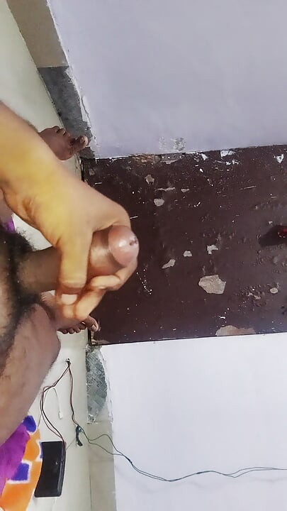 A Indian Yung Boy Playing With His Big Cock And Come