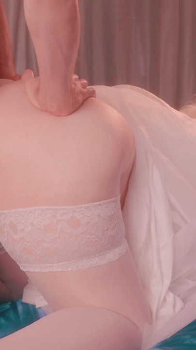 The bride gets fucked hard before the wedding. her future husband needs to realize that his fate is to be a cuckold | Clip 2