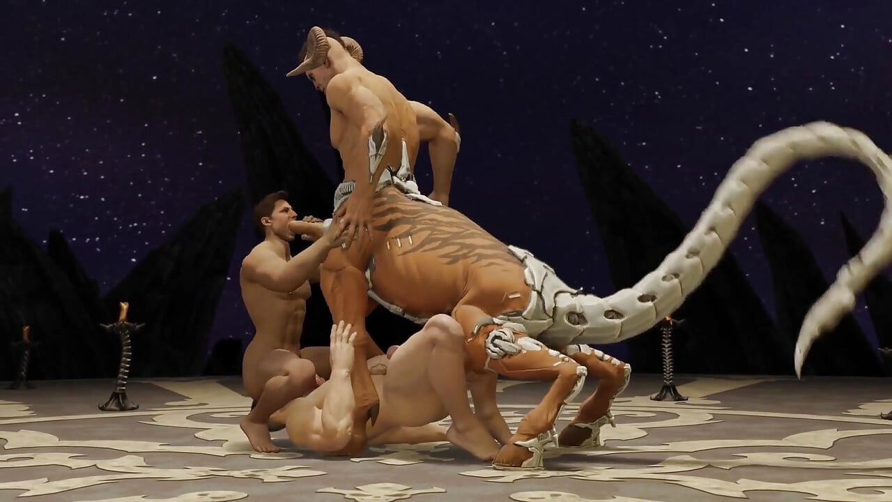 Lustful Kombat 3 - Motaro's Threesome