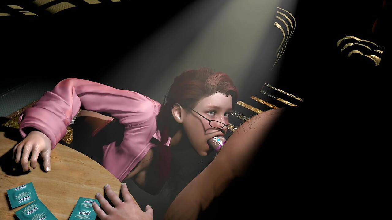 Intense Fuck Session with the Hot Specs Redhead – Cumshot Finish