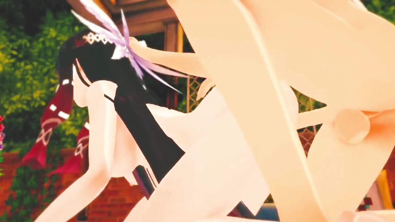 Impactul Genshin - Columbina scenă de sex dur cu Aether - animație 3D Hentai