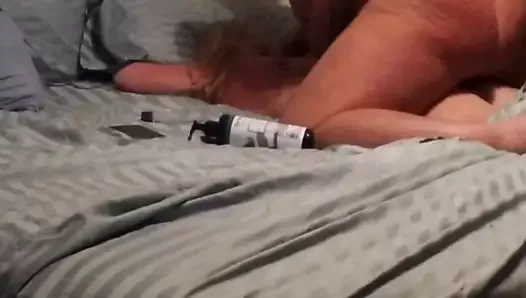 Watching My Friend Massage and Fuck My Wife's Big Ass