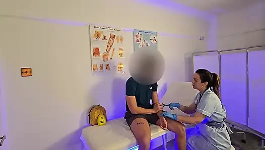 Real UK Nurse Blows Me in Clinic!