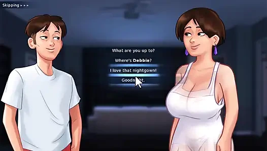 Summertime saga: the nurse helped Johannes