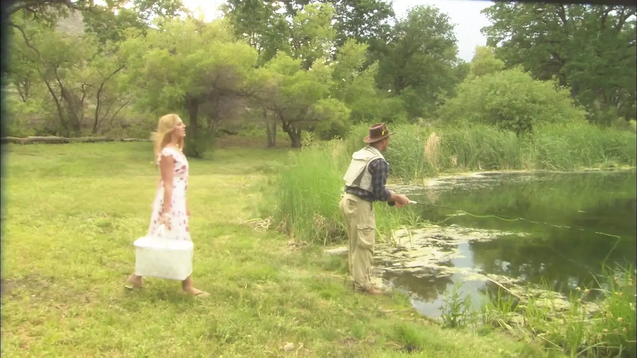 Sexy couple loving nature have their routine romance outdoors