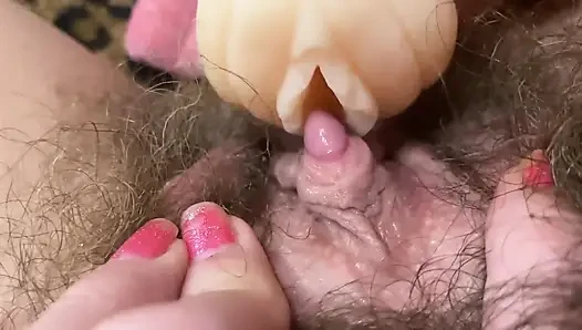 Sert klitoris orgazm yakın çekim