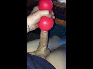hubby playing with a new toy for me