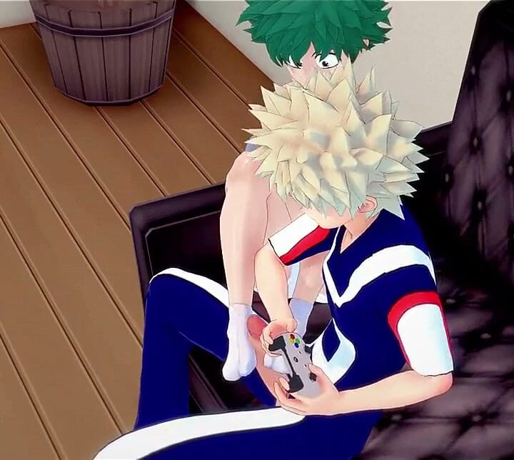My Hero Academia Yaoi: Deku's Gaming Pleasure - Asian Japanese Manga Anime Hentai Gay Porn