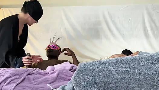 BBC Slut White Wife Gets Her Ass Stretched by Husband and Big Black Cock Part 1