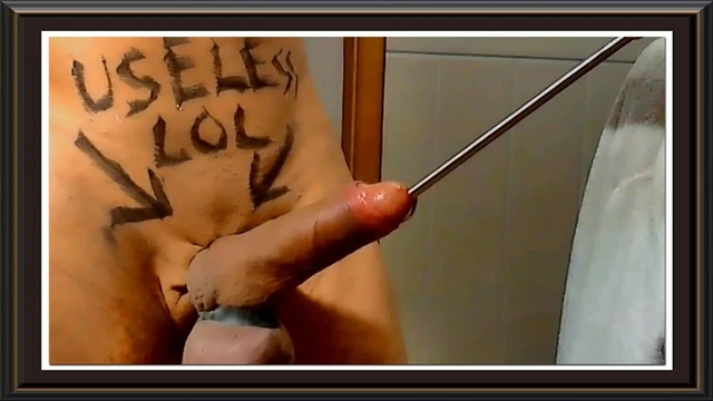 totally naked slave urethral sounding diff plugs lightstick