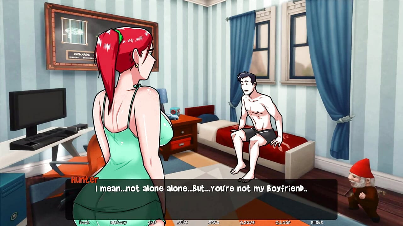 악의의 다운 : 큰 엉덩이를 가진 음란한 소녀가 대물 자지 ep 37을 빠는 동안 더러워