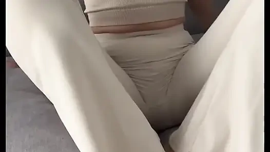 yoga enge leggings zu hause