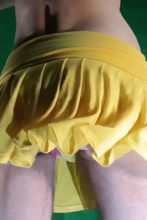 Yellow Skirt with Yellow Shorts. the Free Cut.