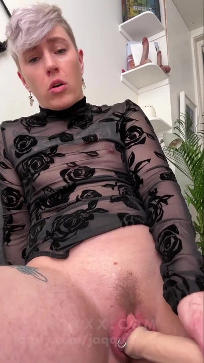 Captivating moment from "Your App Hookup is Secretly a Trans Guy! Jaq Quicksilver boyfriend POV"