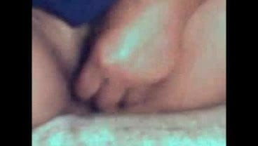 Playing with dildo on webcam 1