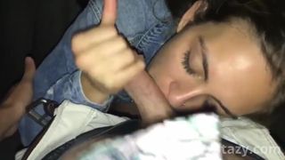 Hot blowjob from a girlfriend