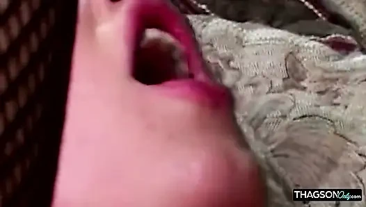 Skinny Brunette Stretched Wide in Dripping Fingering Frenzy