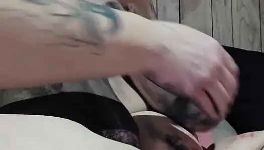 Tit Painting Art Got Her Mouth Tore Apart