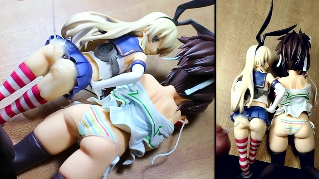 Double Ass Figure Bukkake - Asuka  Shimakaze