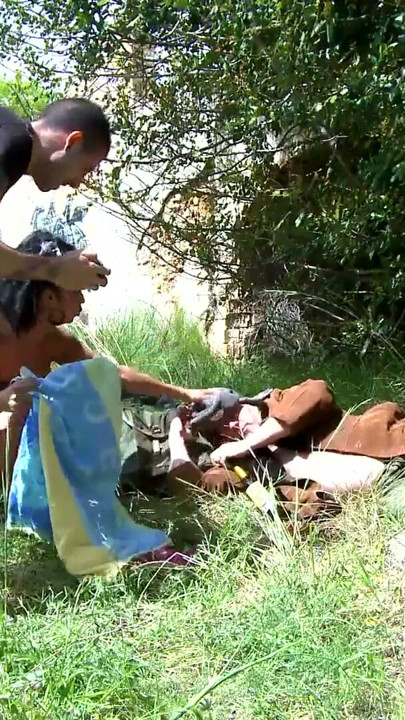 Dunia Montenegro gets her Brazilian pussy fucked outdoors | Clip 1